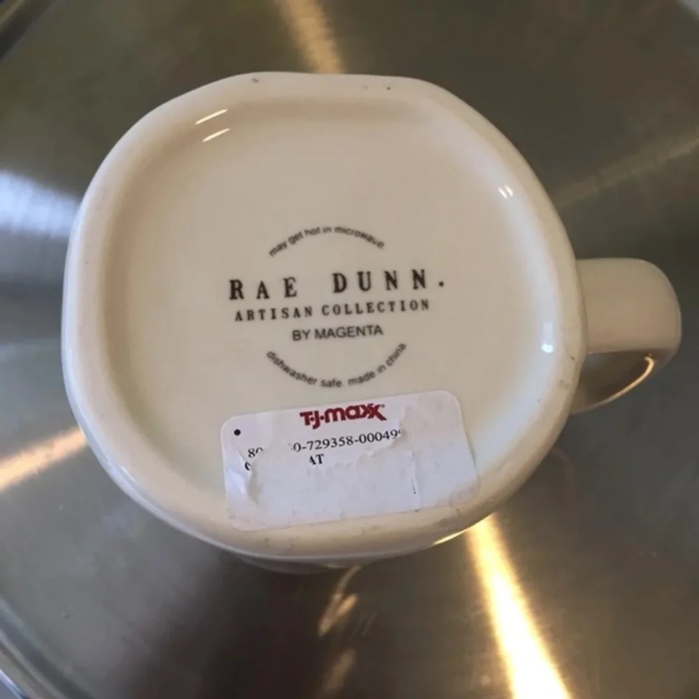 Rae Dunn Yours Mug NWT Red Coffee Tea